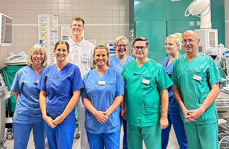 Medizinstudent Niklas Koch absolviert Praktisches Jahr am Elbe-Elster Klinikum in Herzberg, M. Andres